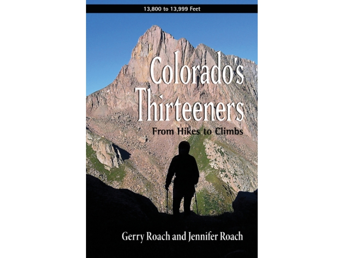 Livro Colorados Thirteeners de Gerry Roach e Jennifer Roach (Inglês)