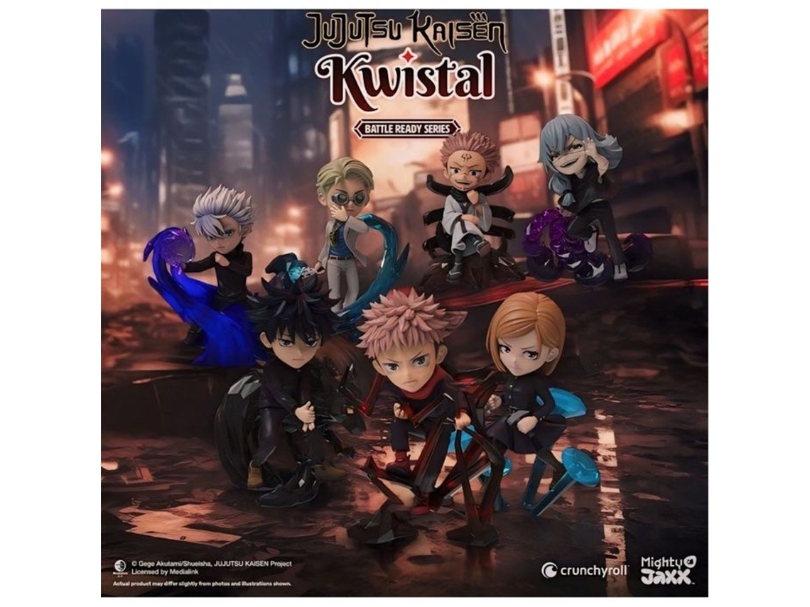 Coleção De Figurino Infantil Mighty Jaxx Kwistal Jujutsu Kaisen Pronto