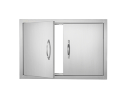 VEVOR 711X482 Mm Porta de Acesso À Ilha de Churrasco Ao Ar Livre Porta de Cozinha de Aço Inoxidável