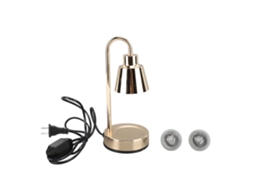 Lâmpada Aquecedora de Velas Dimmable com Timer e 2 Lâmpadas para Quarto Decorativo
