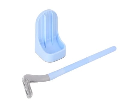Escova de limpeza de toalete Tbest Escova de toalete de golfe com alça longa removível sem escova de limpeza de canto