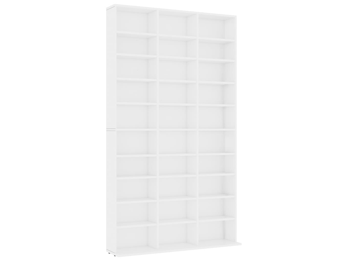 Armário para cd VIDAXL Branco Madeira processada
