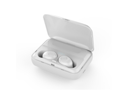 Auriculares Bluetooth True Wireless Kawbrown F9 5.0 Mini 5D Estéreo True Wireless Earbuds Binaural Calling Handsf White