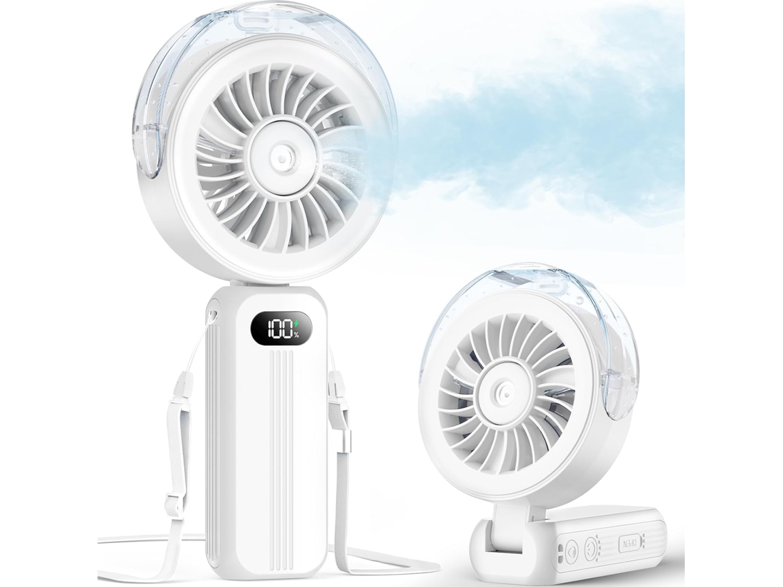 Ventilador MDUG para assento de carro, ajustável, mini ar condicionado, recarregável USB