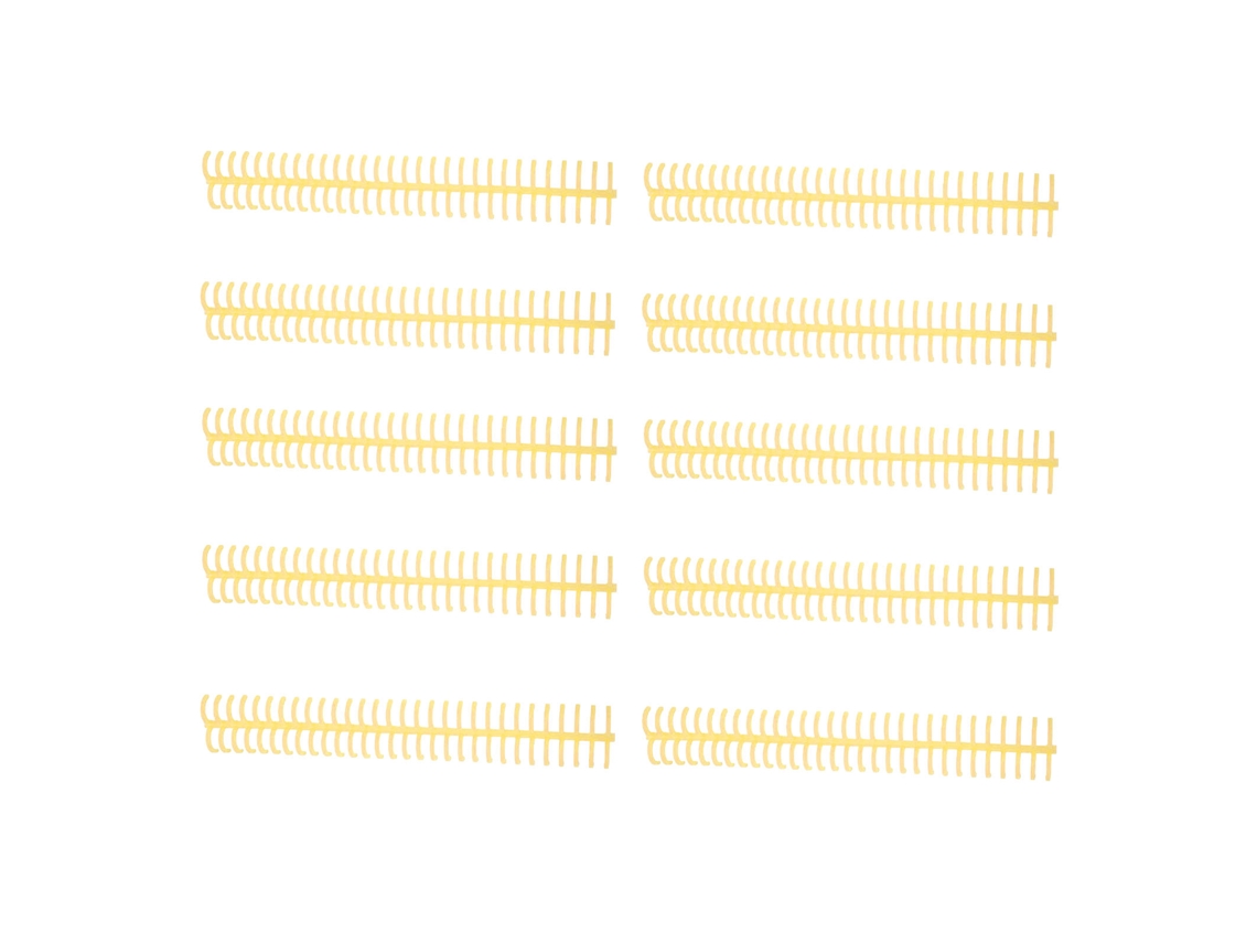 10 Espirais Encadernação 16mm 30 Furos Capacidade 130 Folhas | S/MARCA