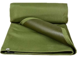 Waterproof Heavy Canvas Tarp Sheet With Rustproof Eyelets, Reinforced Edges, Multipurpose Tarpaulin Cover For Roof, Camp