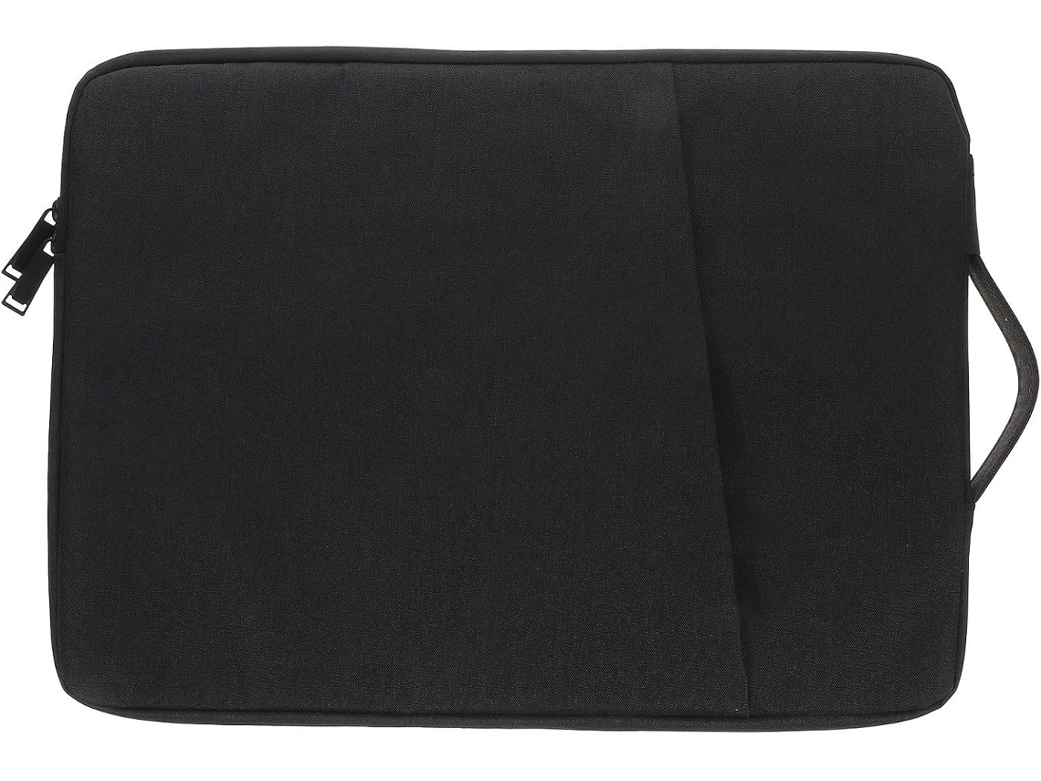 Bolsa De Viagem Preta Em Poliéster Para Laptop De 15,6 Polegadas