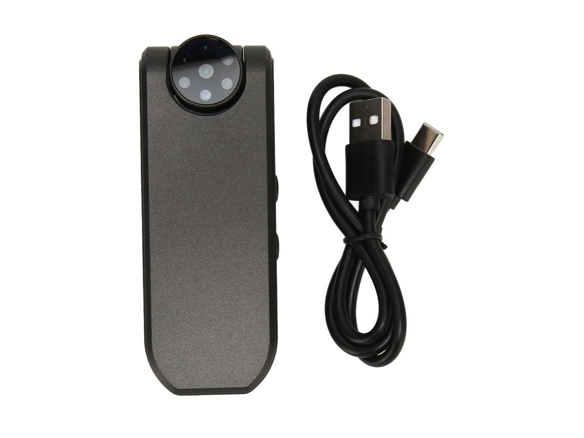 Câmera Vestível Mini 1080p Visão Noturna Mali