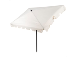 Guarda sol Retangular AKTIVE com Proteção Solar, 200x125 Cm, Guarda sol para Varanda e Terraço, com Mastro Inclinável, Proteção Uv50