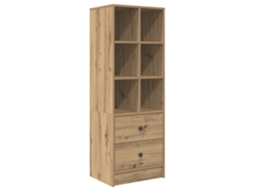Conjunto 1 Buffê Vidaxl Castanho Derivados De Madeira (45,5 X 34 X 127 Cm)