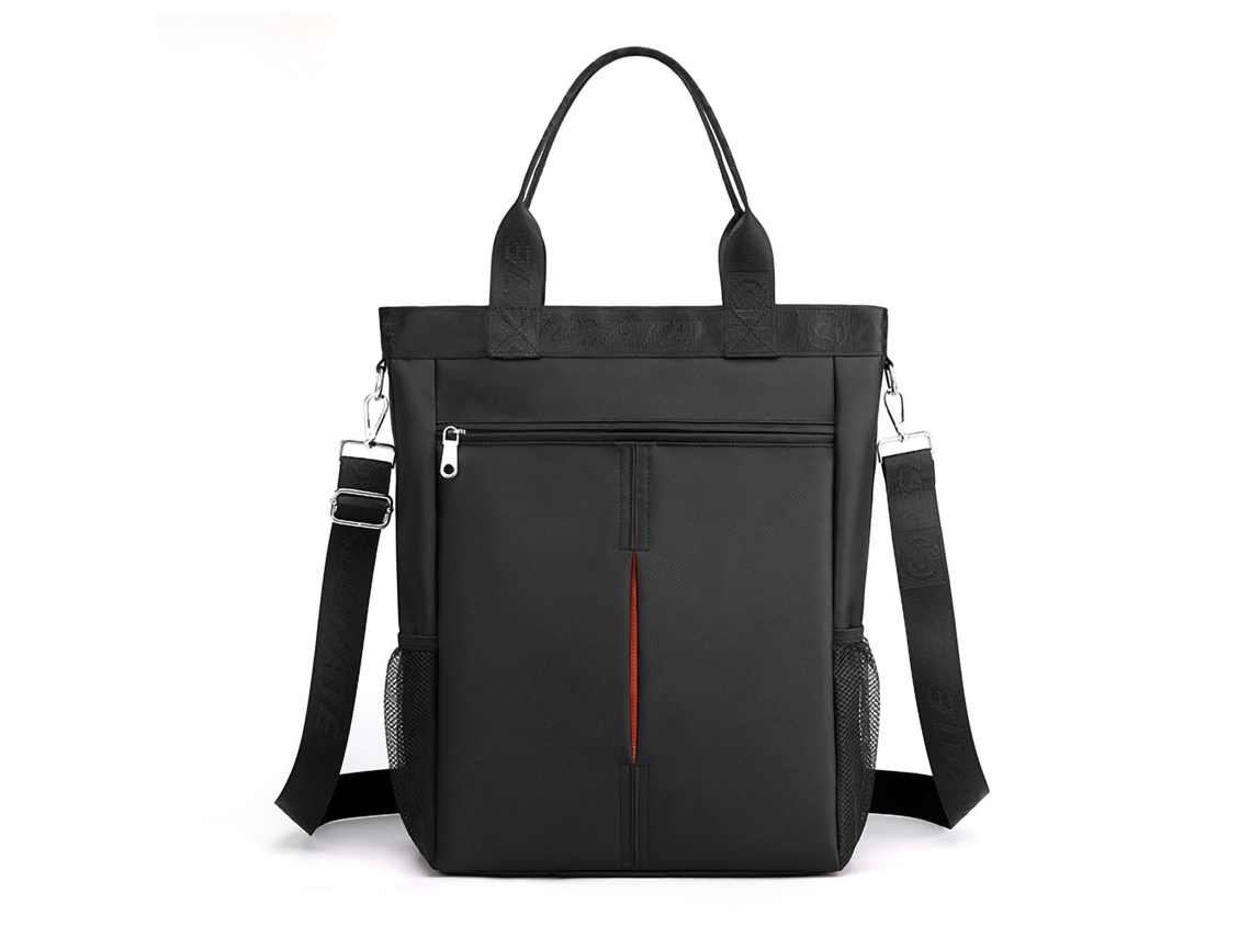 Bolsa para Laptop Homem de Negócio Oxford Casual Mala Transversal 14 Polegadas Preta S