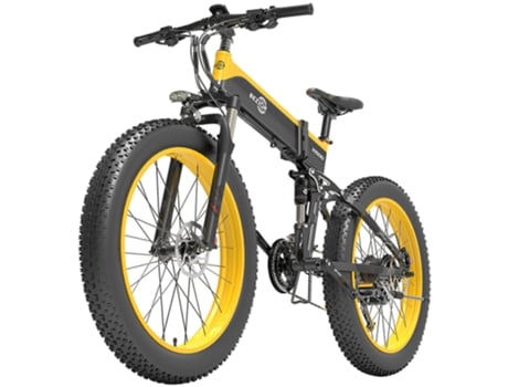 Bicicleta Elétrica Dobrável Bezior X1500 Para Adultos Com Pneus Largos De 26 Polegadas, Bateria De 1500 W, 48 V E 12,8 Ah, Shimano De 27 Velocidades