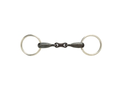 Bit de Caracol Bit de Anel Livre de Ferro Doce com Elos Franceses para Cavalos WEATHERBEETA Korsteel