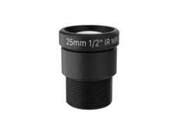 Lente M12 25mm F2.4 4p Eixo