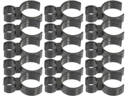 Conjunto Vaguelly com 15 suportes para garrafas de vinho e castiçais em plástico preto, suportes portáteis para garrafas.