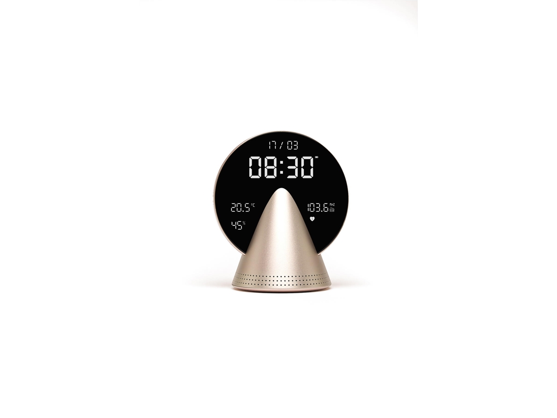 Despertador LEXON Conic Clock (Dourado)