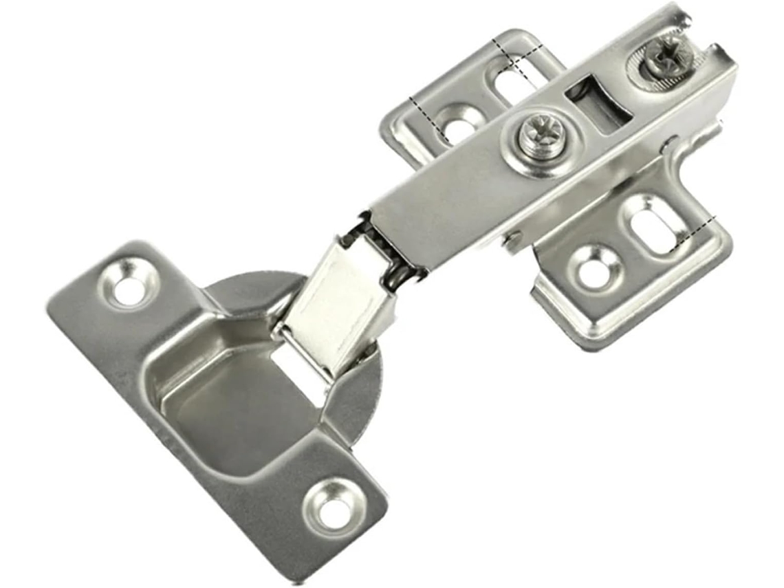 Dobradiça Oculta Para Porta De Armário, 10 Peças, Aço Laminado A Frio, Dobradiça Hidráulica Para Portas De Armários E