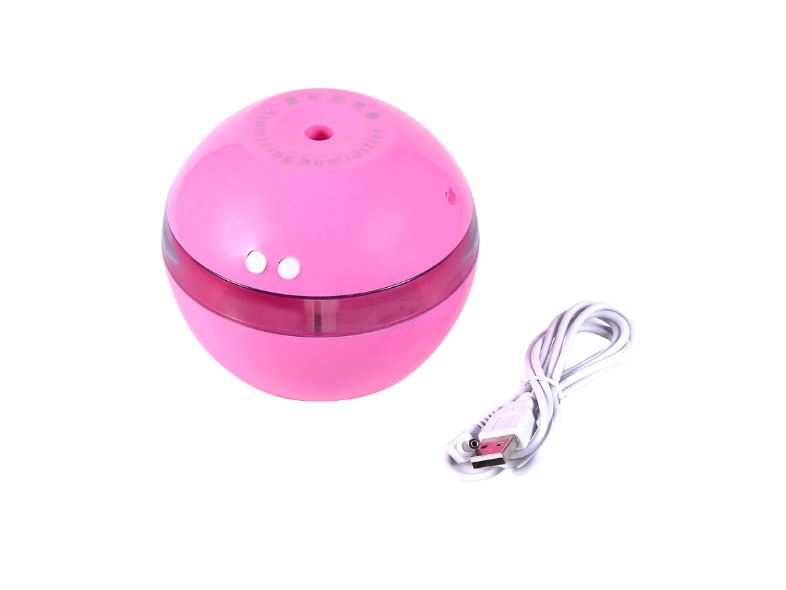 Laxiscreed Umidificador Usb Rosa Com Névoa Fria E Difusor De Aromas, Ideal Para Espaços Pequenos