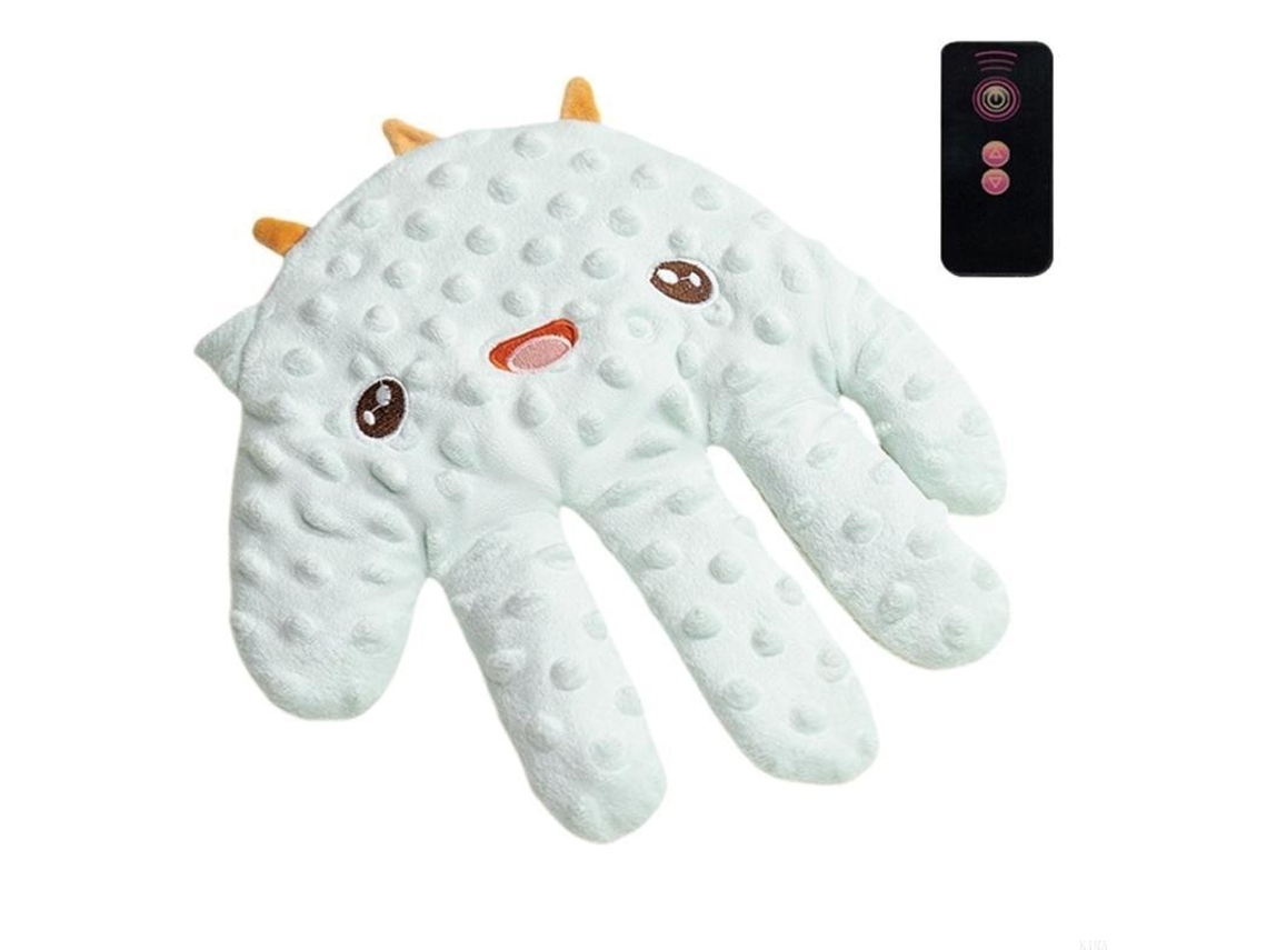 Boneca Calmante Para Bebé Com Tapinhas Automáticos, Função Anti-susto E Toque Macio, Verde Elysve
