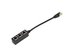 Adaptador Rj45 LAXISCREED 1 Macho 3 Fêmeas