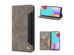 Capa De Couro Com Emendas Skin Feel Para Samsung Galaxy A53 5g