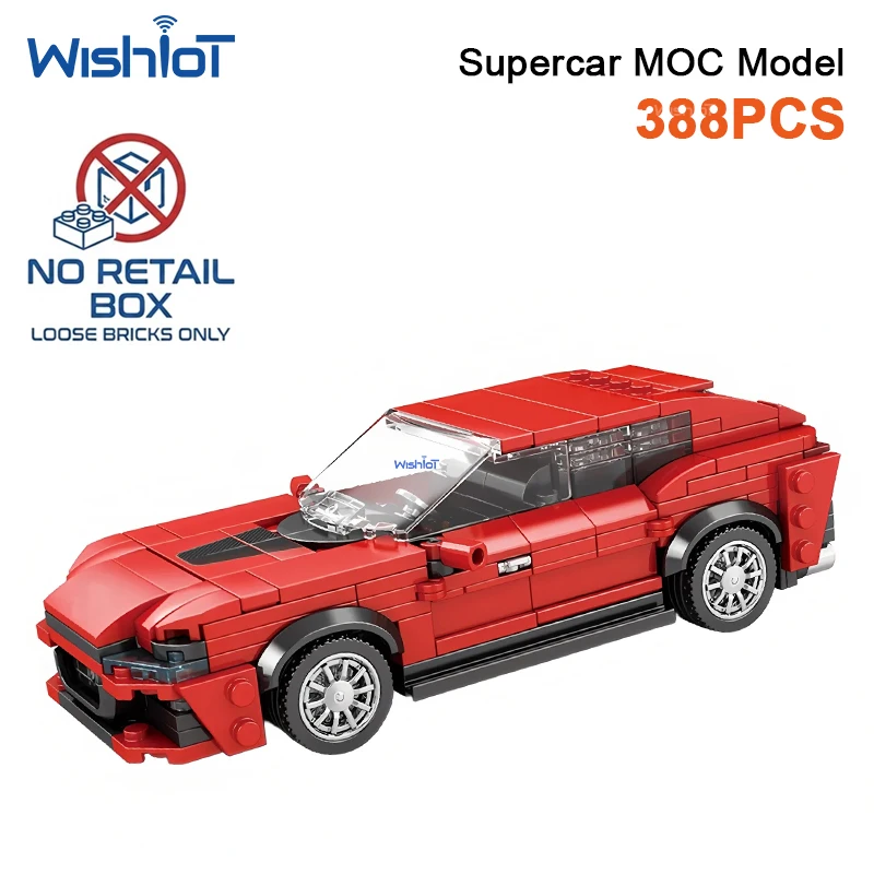 Modelo Moc Do Supercarro R8 Com 373 Peças