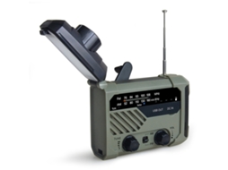 Rádio AM/FM com Luz Led EOOCOO (Alarme Sos, Lanterna)