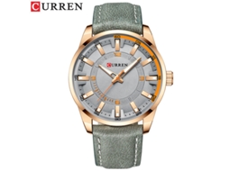 Relógio de Pulso Masculino para Negócios, com Pulseira de Couro, Mostrador Grande e Estilo Simples e Casual. MDUG