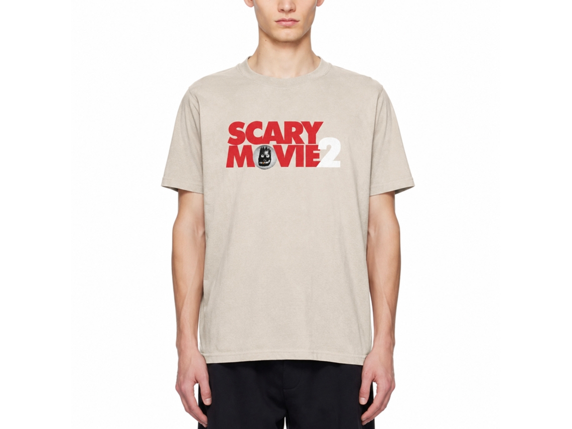 Rockinstone Scary Movie 2 Logo Sand T-shirt Size:m