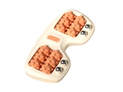 Massageador De Pé Com Rodas Para Alivio De Fasceite Plantar Relaxamento Acupressão Para Homens E Mulheres Laranja