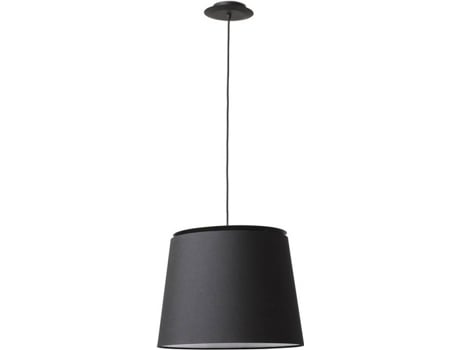 Candeeiro de Teto  Savoy (Preto - E27 - Máx. 15W - Metal - Tecido)