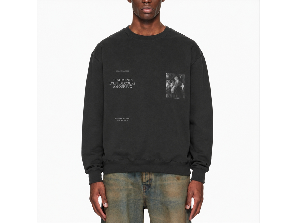 Rockinstone Roland Barthes, Fragments Classic Sweatshirtdouble-sided Print Unique Designer Style