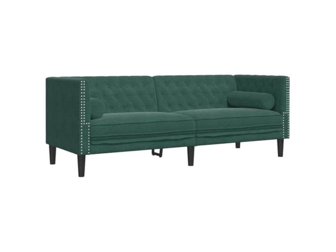 Chesterfield Sofa, Chesterfield Sofas Vidaxl Verde Veludo (n/a)