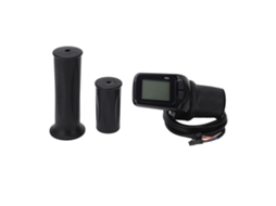Acelerador Médio para Bicicleta Elétrica com Painel LCD, Interface de Farol, Cabo 5p+2p, 24v 60v S/MARCA