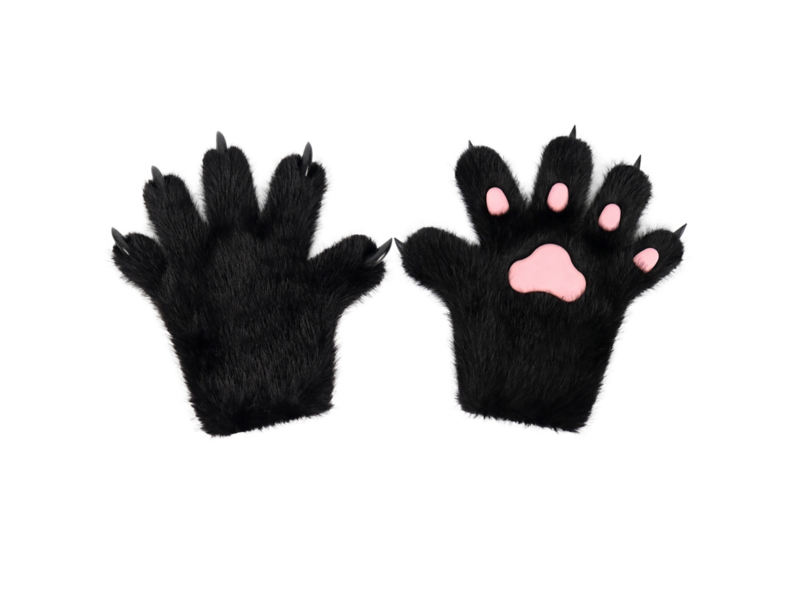 Pata de Gato de Peluche para cosplay, exposições e brincadeiras realistas LAXISCREED
