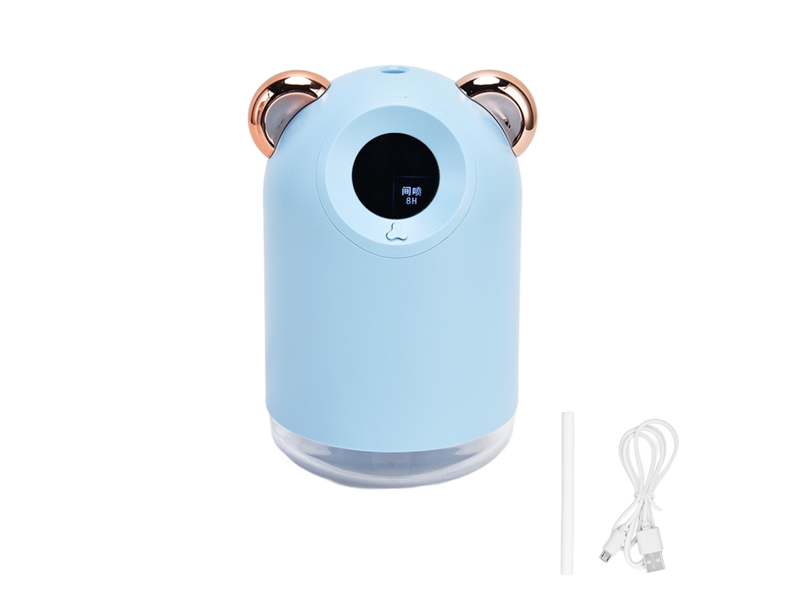 Humidificador Mini Usb Portátil 2 Modos Silencioso com Luz Noturna para Carro Quarto Escritório | S/MARCA