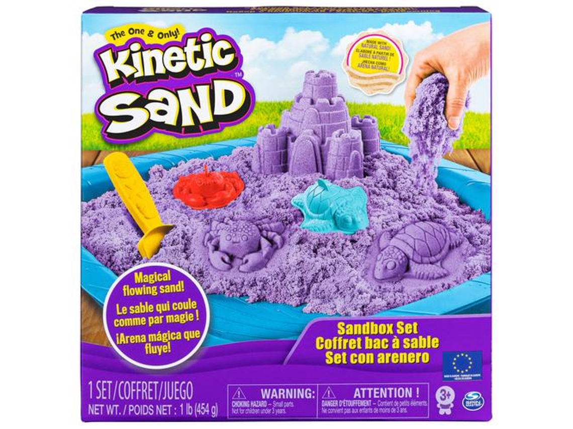 Set de Arena Mágica Kinetic Sand Aplasta y Crea