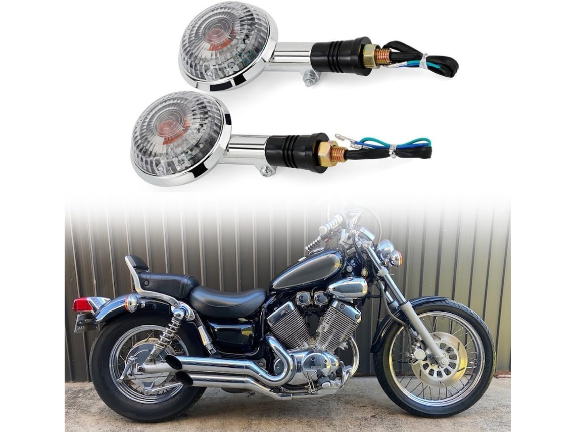 Luz Indicadora De Direção Para V Star Xv400 650 1100 1300v Max 1200, Lente De Plástico À Prova Choque E Água, Acessórios