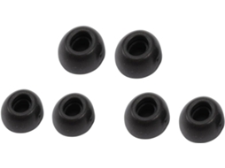 3 Pares De Ponteiras Auriculares Ergonômicas Pro Compatíveis Com Espuma Viscoelástica, Pretas Gokoco (grande Médio Pequeno)