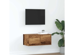 Vidaxl Móvel De Tv 60x31x25,5 Cm Derivados De Madeira Madeira Velha