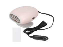 Aquecedor De Carro 12v Rosa Laxiscreed Portátil Com Função De Descongelamento E Purificação