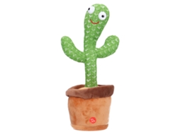 Primerox brinquedo de Pelúcia de Cacto Elétrico Dançante Cantor Musical Educativo para Crianças