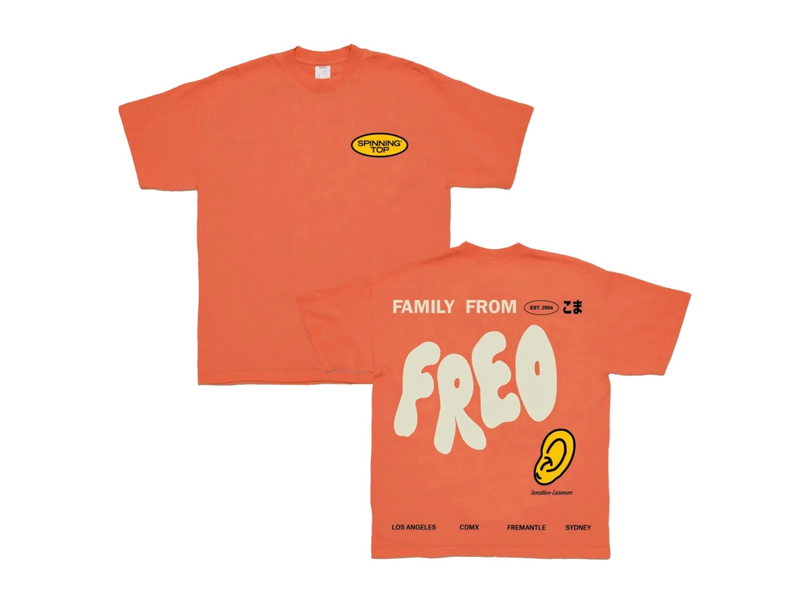 Fam From Freo T shirt Spinning To ROCKINSTONE Size:m (gray)