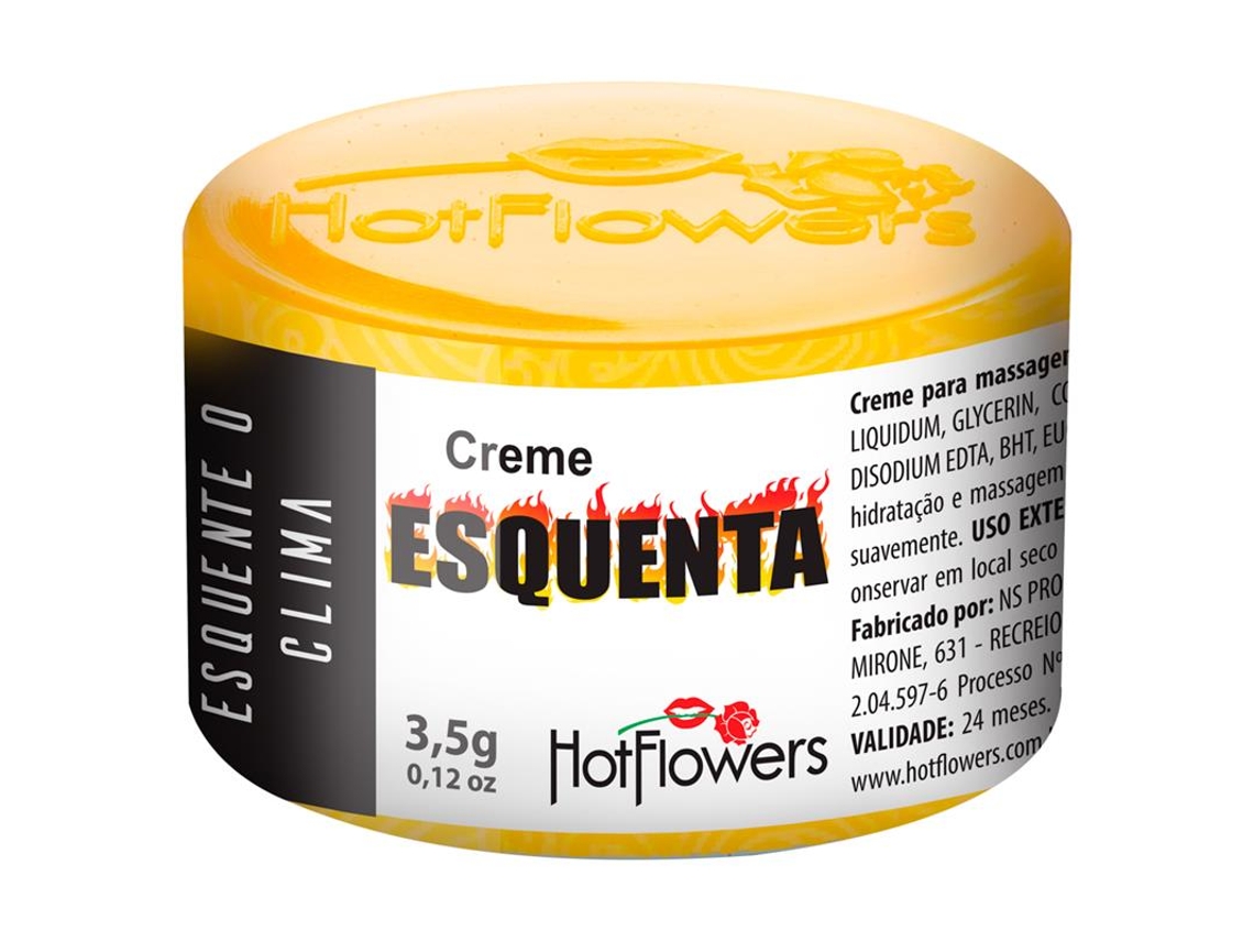 Creme Estimulante Unissex Heat Sensation HOT FLOWERS