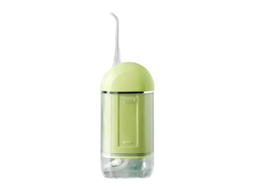 Irrigador Oral Portátil SFUSHOS para Uso Doméstico (modelo Ortodôntico 018, Verde Vibrante + 4 Bicos)
