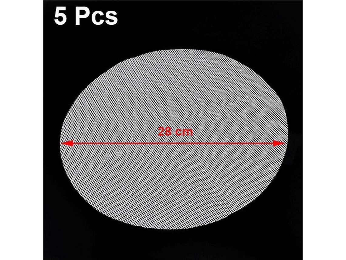 5pcs Tapete de Vapor de Silicone Nova Line redondo para cozinha (28cm) | S/MARCA