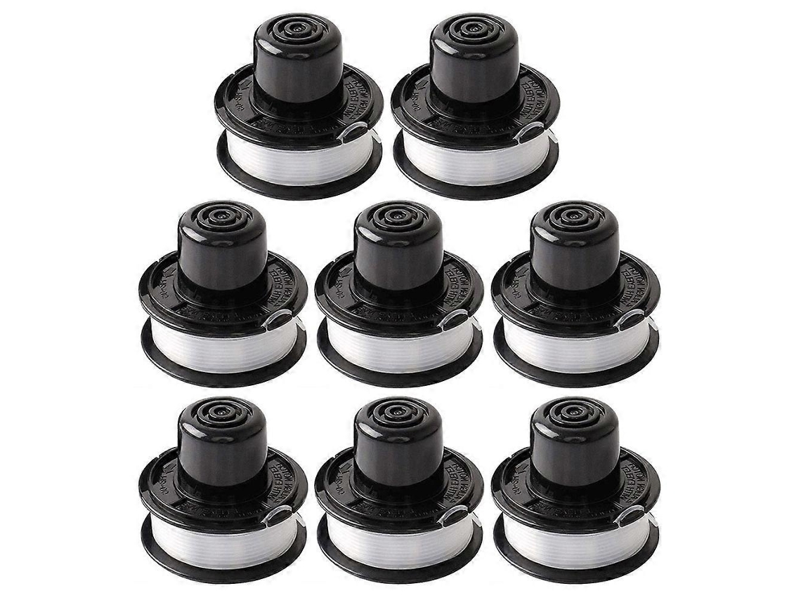 Compatível com Black+decker Rs 136 bkp, Kit com 8 Carretéis de Fio para Aparador de Grama AQUAFORGE