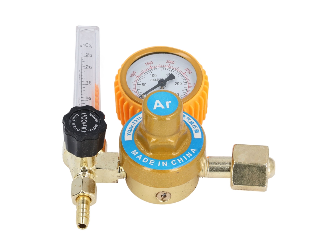 Regulador De Gás Argon Laxiscreed Até 3500 Psi Para Soldadura Tig E Alumínio Com Medidor De Fluxo