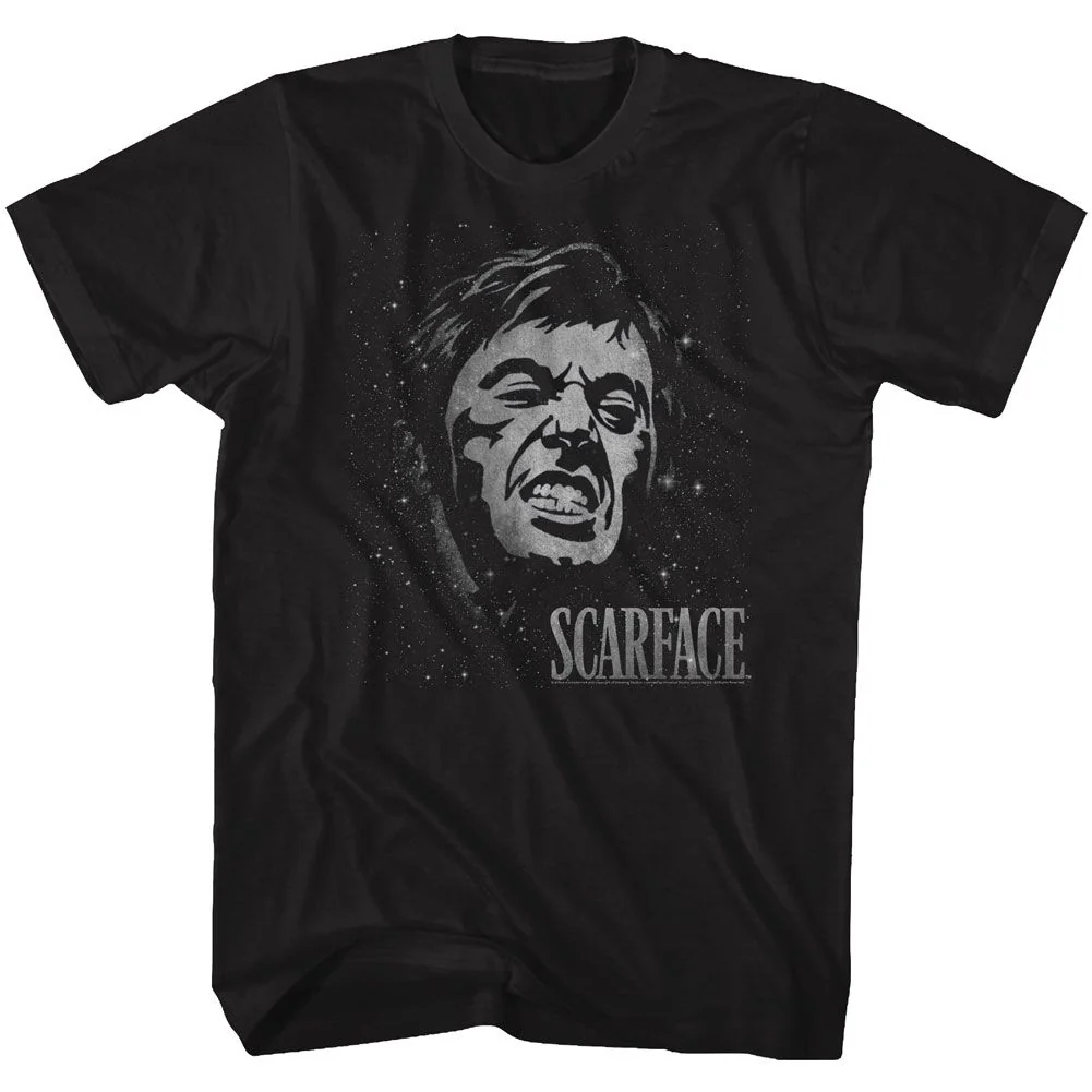 Rockinstone Scarface Movie Space Black Adult T-shirt Size:xxxl