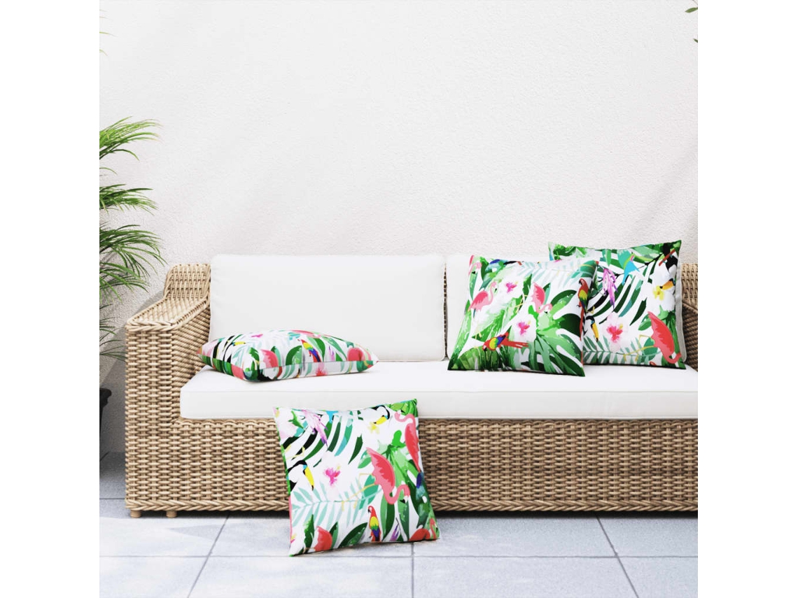 Vidaxl Almofadas Decorativas 4pcs 60x60 Cm Tecido Multicor